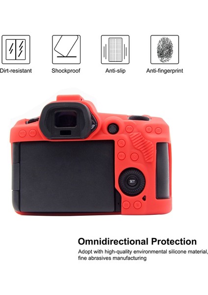 Canon Eos R5 Için Puluz Yumuşak Silikon Koruyucu Kılıf - Kırmızı (Yurt Dışından) modelleri