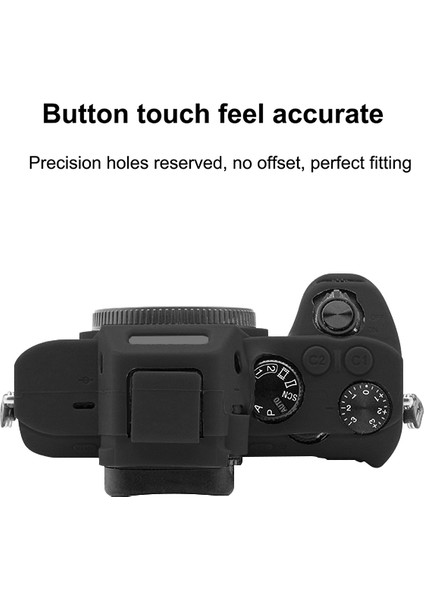 Sony Ilce-7mıı Için Silikon Koruyucu Kılıf - Siyah (Yurt Dışından) indirimleri