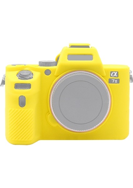 Sony Ilce-7mıı Için Silikon Koruyucu Kılıf - Sarı (Yurt Dışından)