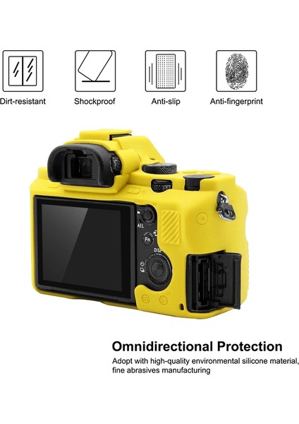 Sony Ilce-7mıı Için Silikon Koruyucu Kılıf - Sarı (Yurt Dışından) fırsatları