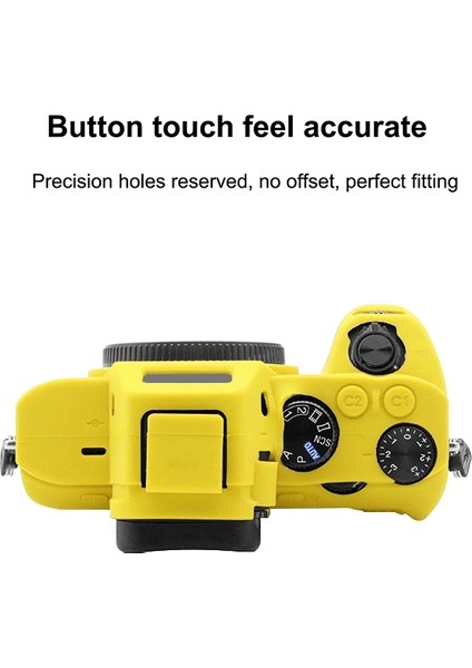 Sony Ilce-7mıı Için Silikon Koruyucu Kılıf - Sarı (Yurt Dışından) indirimleri