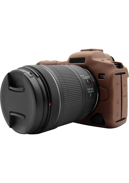 Canon Eos R5 Için Puluz Yumuşak Silikon Koruyucu Kılıf - Kahve (Yurt Dışından) fiyatları