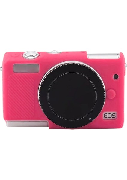 Canon Eos M200 Için Yumuşak Silikon Kılıf - Koyu Pembe (Yurt Dışından)