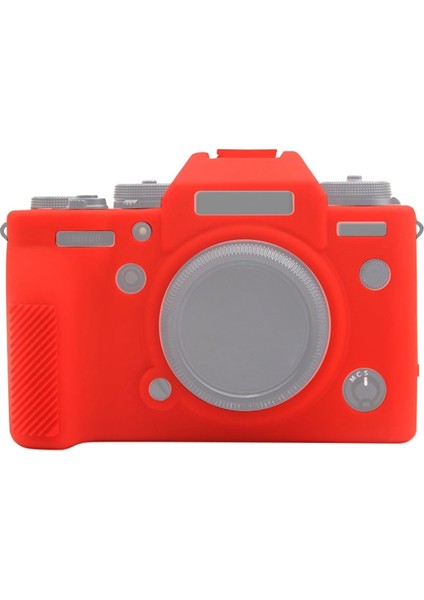 Fujifilm X-T4 Için Puluz Yumuşak Silikon Koruyucu Kılıf - Kırmızı (Yurt Dışından)