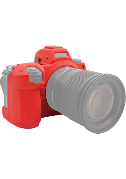 Nikon Z6 Iı Için Puluz Yumuşak Silikon Koruyucu Kılıf - Kırmızı (Yurt Dışından)