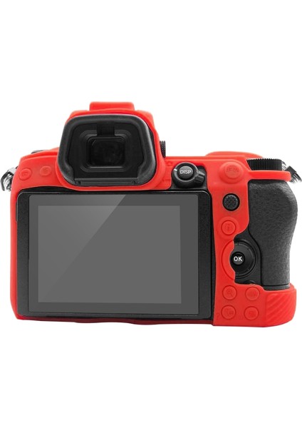 Nikon Z6 Iı Için Puluz Yumuşak Silikon Koruyucu Kılıf - Kırmızı (Yurt Dışından) modelleri