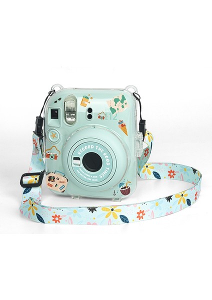 Fujıfılm Instax Mini 12 Için Sert Akrilik Kamera Kılıfı - Yeşil (Yurt Dışından)