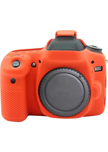 Canon Eos 80D Için Puluz Yumuşak Silikon Koruyucu Kılıf - Kırmızı (Yurt Dışından) fiyatları