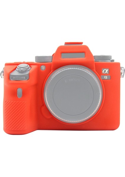 Sony A9 (Ilce-9) / A7 Iıı Için Silikon Koruyucu Kılıf - Kırmızı (Yurt Dışından)