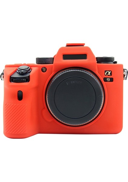 Sony A9 (Ilce-9) / A7 Iıı Için Silikon Koruyucu Kılıf - Kırmızı (Yurt Dışından) fiyatları