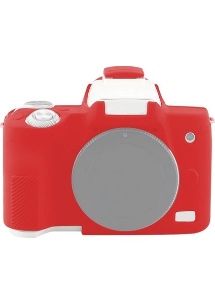 Canon Eos M50 Mark Iı / M50 Iı Için Yumuşak Silikon Kılıf - Kırmızı (Yurt Dışından)