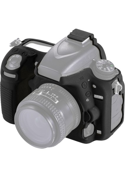 Nikon D750 Için Puluz Yumuşak Silikon Koruyucu Kılıf - Siyah (Yurt Dışından)