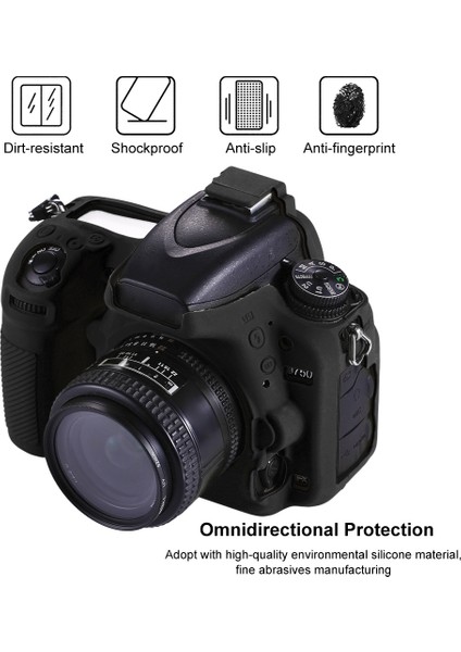 Nikon D750 Için Puluz Yumuşak Silikon Koruyucu Kılıf - Siyah (Yurt Dışından) fırsatları