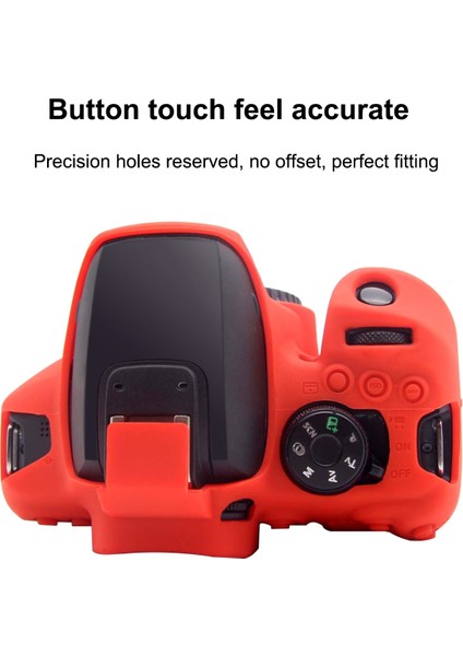 Canon Eos D Için Puluz Yumuşak Silikon Koruyucu Kılıf - Kırmızı (Yurt Dışından) indirimleri