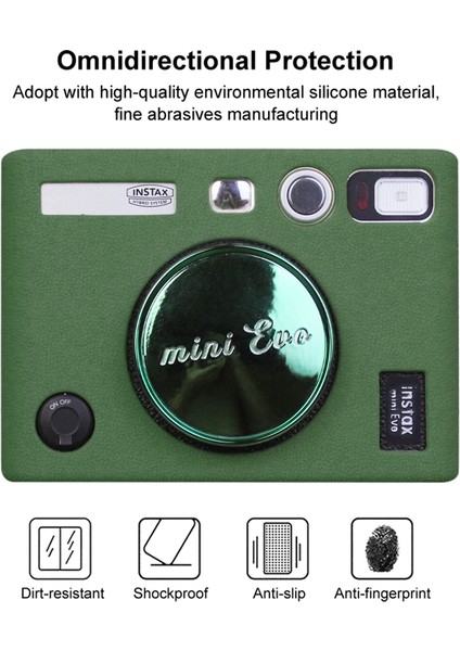 Fujıfılm Instax Mini Evo Için Silikon Koruyucu Kılıf - Yeşil (Yurt Dışından) fırsatları