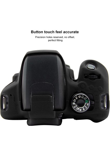 Canon Eos 800D Için Puluz Yumuşak Silikon Koruyucu Kılıf - Siyah (Yurt Dışından) indirimleri