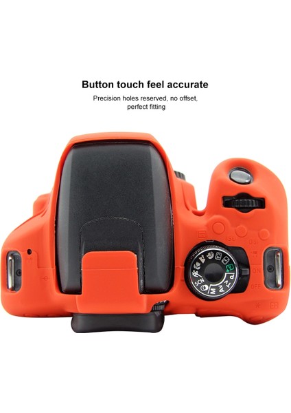 Canon Eos 800D Için Puluz Yumuşak Silikon Koruyucu Kılıf - Kırmızı (Yurt Dışından) indirimleri