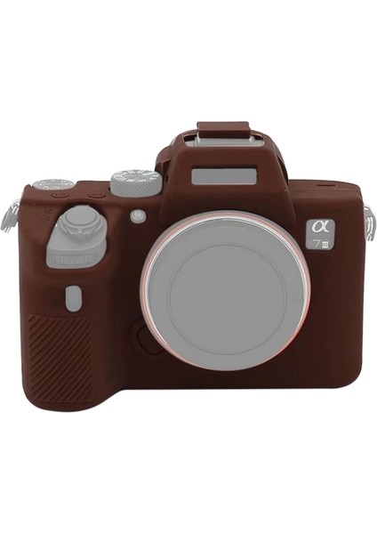 Sony A7III / A7S3 Için Silikon Koruyucu Kılıf - Kahve (Yurt Dışından)
