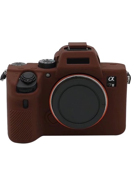 Sony A7III / A7S3 Için Silikon Koruyucu Kılıf - Kahve (Yurt Dışından)