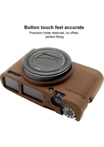 Sony RX100 Iıı / Iv / Için Silikon Koruyucu Kılıf - Kahve (Yurt Dışından) indirimleri