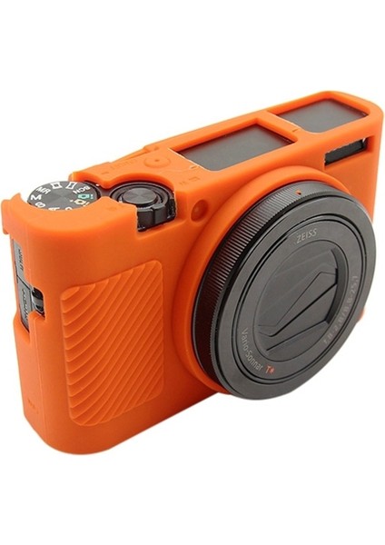Sony RX100 Iıı / Iv / Için Silikon Koruyucu Kılıf - Turuncu (Yurt Dışından) fiyatları