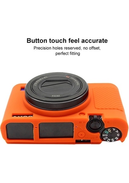 Sony RX100 Iıı / Iv / Için Silikon Koruyucu Kılıf - Turuncu (Yurt Dışından) indirimleri