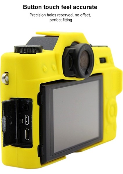 Fujıfılm XT10 Için Puluz Yumuşak Silikon Koruyucu Kılıf - Sarı (Yurt Dışından) indirimleri