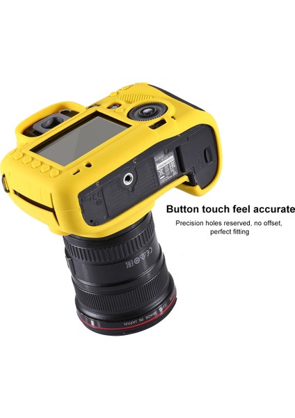 Canon Eos 5d Mark Iıı Için Yumuşak Silikon Koruyucu Kılıf - Sarı (Yurt Dışından) indirimleri