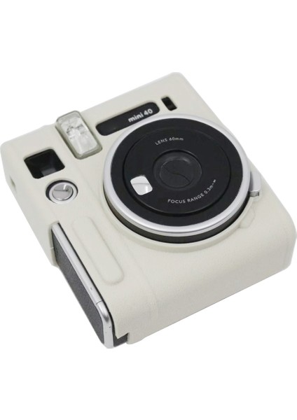 Fujifilm Instax Mini 40 Için Silikon Kılıf - Beyaz (Yurt Dışından) modelleri