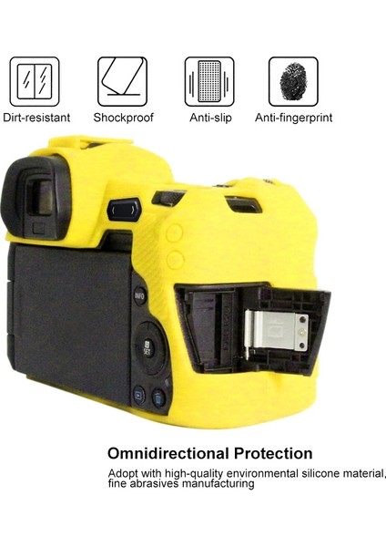 Canon Eos R Için Puluz Yumuşak Silikon Koruyucu Kılıf - Sarı (Yurt Dışından) fırsatları