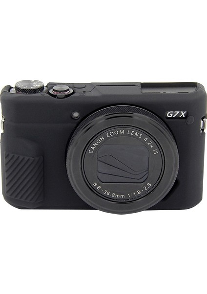 Canon Eos G7 x Mark Iı Için Silikon Koruyucu Kılıf - Siyah (Yurt Dışından)