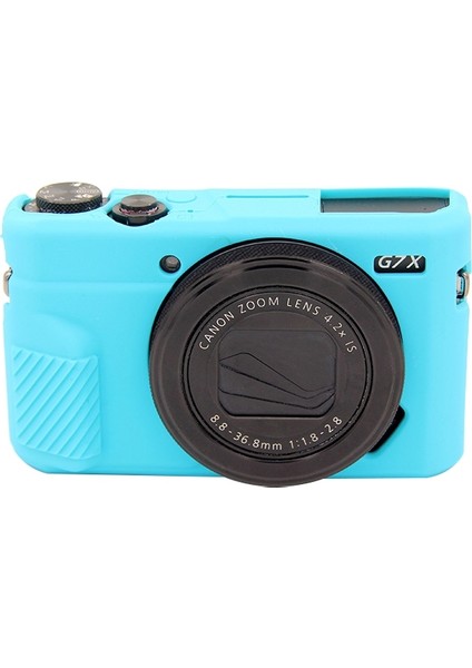 Canon Eos G7 x Mark Iı Için Silikon Koruyucu Kılıf - Mavi (Yurt Dışından)