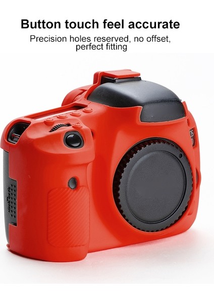 Canon Eos 7d Için Yumuşak Silikon Koruyucu Kılıf - Kırmızı (Yurt Dışından) fırsatları