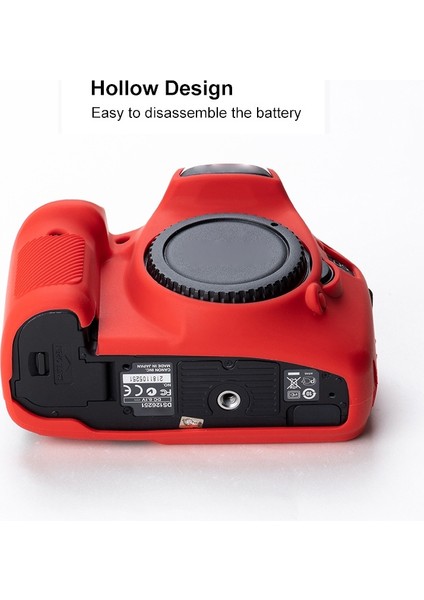 Canon Eos 7d Için Yumuşak Silikon Koruyucu Kılıf - Kırmızı (Yurt Dışından) indirimleri
