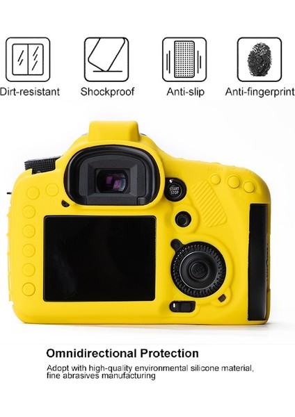 Canon Eos 7d Için Yumuşak Silikon Koruyucu Kılıf - Sarı (Yurt Dışından) modelleri