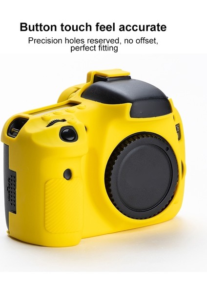 Canon Eos 7d Için Yumuşak Silikon Koruyucu Kılıf - Sarı (Yurt Dışından) fırsatları