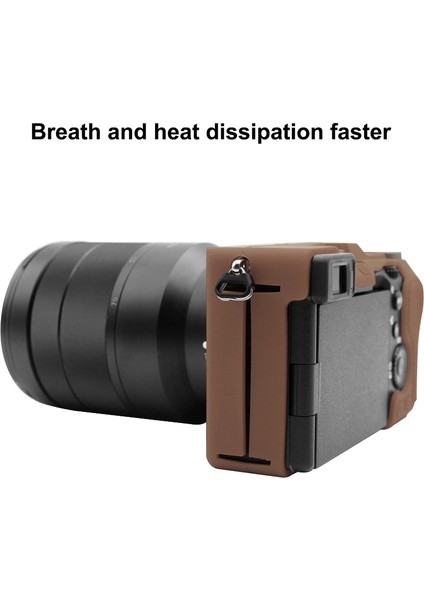 Sony A7C / Ilce-7c Için Puluz Yumuşak Silikon Koruyucu Kılıf - Kahve (Yurt Dışından) indirimleri