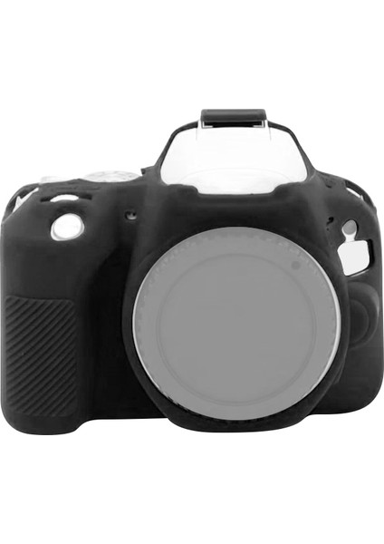 Canon Eos 200D / Eos 200D Mark Iı Için Yumuşak Silikon Kılıf - Siyah (Yurt Dışından)