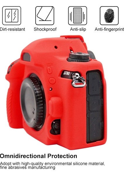 Nikon D780 Için Puluz Yumuşak Silikon Koruyucu Kılıf - Kırmızı (Yurt Dışından) fırsatları