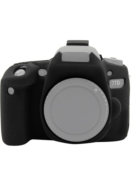 Canon Eos 77D Için Puluz Yumuşak Silikon Koruyucu Kılıf - Siyah (Yurt Dışından)