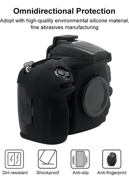 Nikon D810 Için Silikon Koruyucu Kılıf - Sarı (Yurt Dışından)