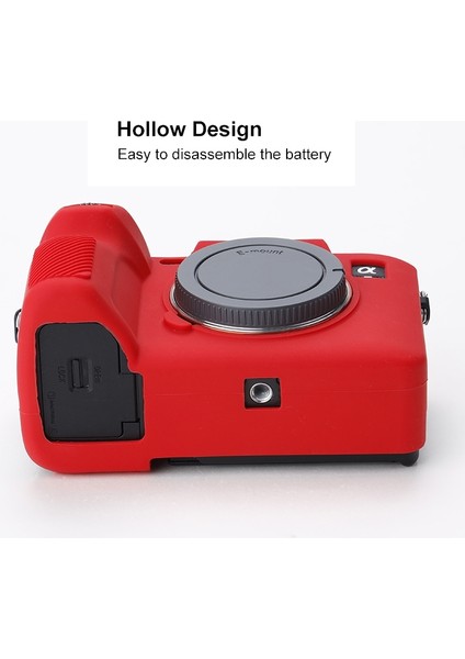 Sony A7 Iv Için Yumuşak Silikon Koruyucu Kılıf - Kırmızı (Yurt Dışından) indirimleri