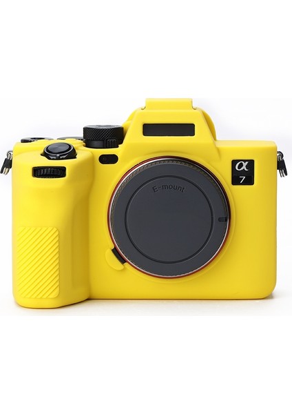 Sony A7 Iv Için Yumuşak Silikon Koruyucu Kılıf - Sarı (Yurt Dışından)