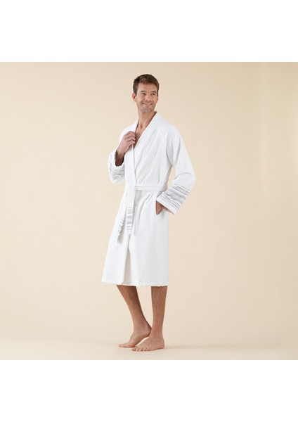 Derin Unisex Bornoz Beyaz/açık Gri/koyu Gri modelleri
