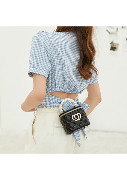 Moda Pvc Jöle Çantası Kadın Kız Çapraz Omuz Çanta Boncuk Tote Saplı Küçük Çanta (Yurt Dışından) modelleri