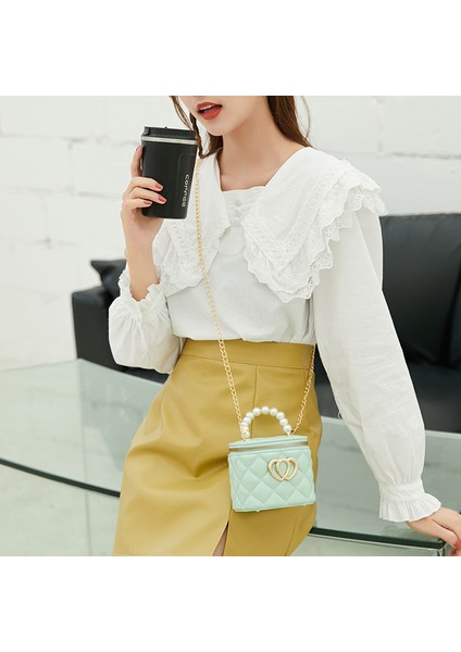 Moda Pvc Jöle Çantası Kadın Kız Çapraz Omuz Çanta Boncuk Tote Saplı Küçük Çanta (Yurt Dışından) fiyatları