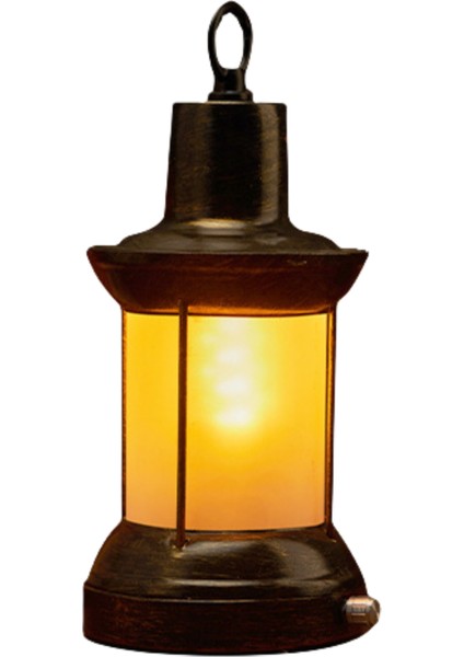 Çok Fonksiyonlu Kamp Çadırı Taşınabilir At Fener Retro Alev Lambası (Yurt Dışından)