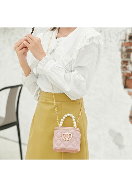 Moda Pvc Jöle Çantası Kadın Kız Çapraz Omuz Çanta Boncuk Tote Saplı Küçük Çanta (Yurt Dışından) fırsatları