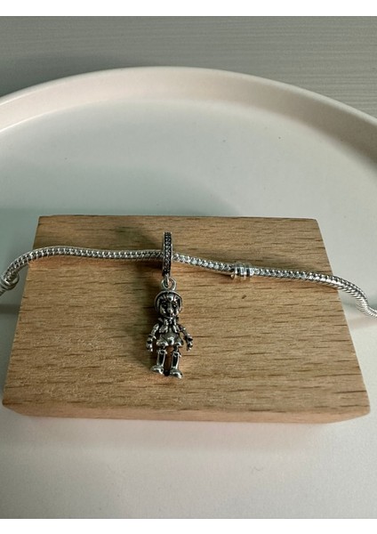 Gümüş S925 Damgalı Pinokyo Sallantılı Charm modelleri