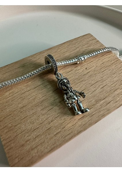 Gümüş S925 Damgalı Pinokyo Sallantılı Charm fırsatları